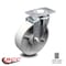 Service Caster 5 Inch Semi Steel Wheel Swivel Top Plate Caster SCC-20S515-SSR - alternate 5